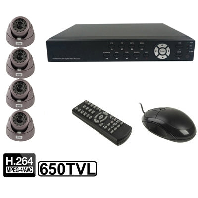 4-CH Embedded Digital Video Recorder Kit (1 / 3 Sony CCD, 650TVL, 24 x IR LED, 6mm Lens, IR Distance: 25m, H.264 (8204EV+622A), 8204EV+622A, 1 / 3 Sony CCD, 650TVL 4-CH Embedded Digital Video Recorder Kit (1 / 3 Sony CCD, 650TVL, 24 x IR LED, 6mm Lens, IR Distance: 25m, H.264 (8204EV+622A), 8204EV+622A, 1 / 3 Sony CCD, 650TVL